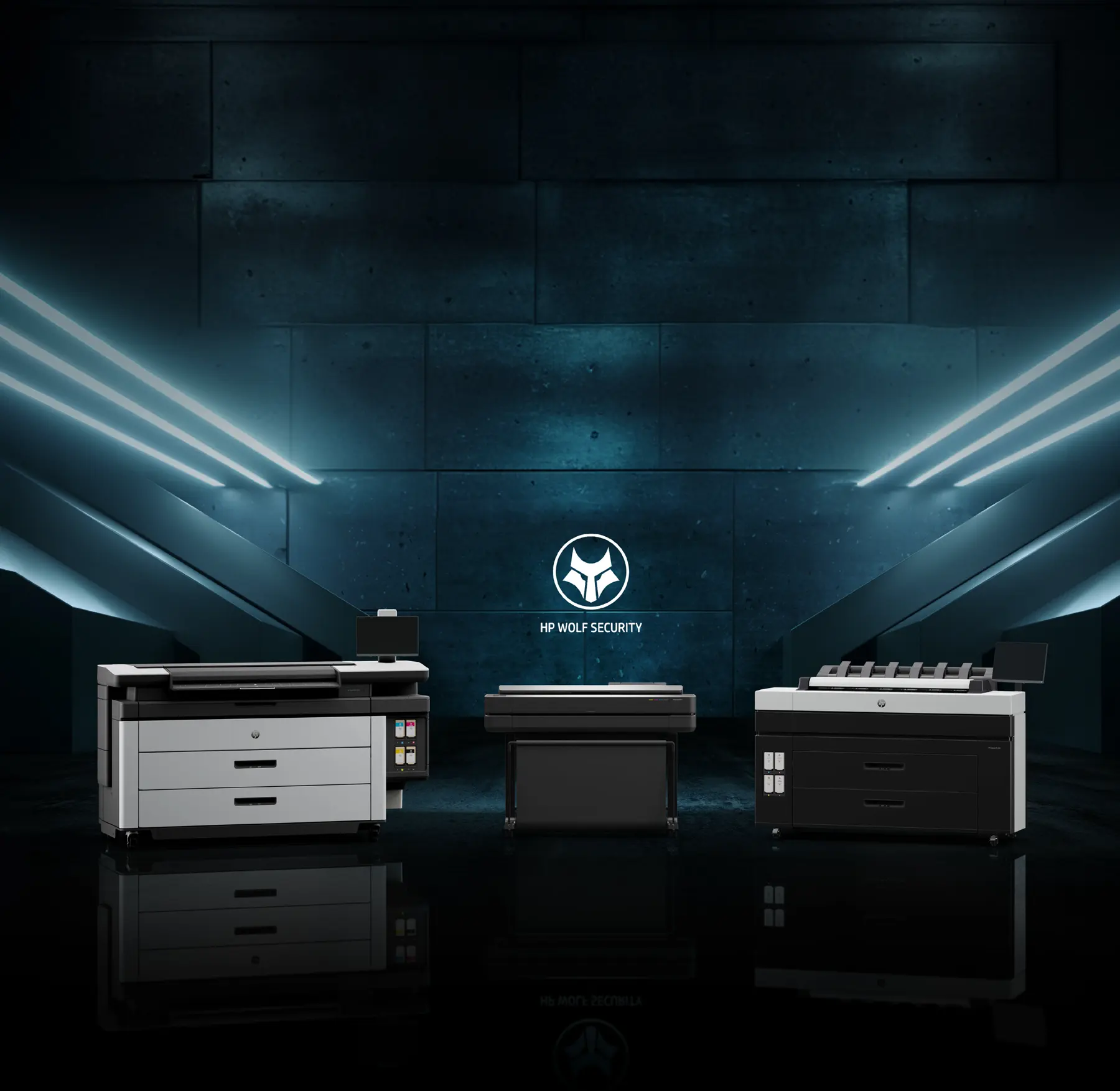 Plotter HP DesignJet protetti da HP Wolf Security